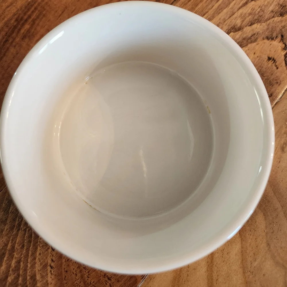 Vintage Galleria Collection Stoneware Ramakin Floral Small Round Baking Dish